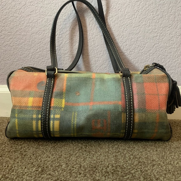 Retro Ladybug Plaid Downey & Bourke Shoulder Purse - Picture 4 of 10